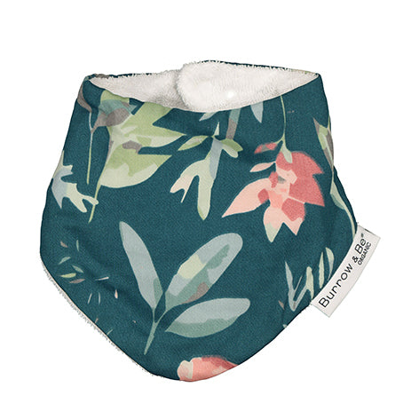 Baby Dribble Bib – Little Leaves Green