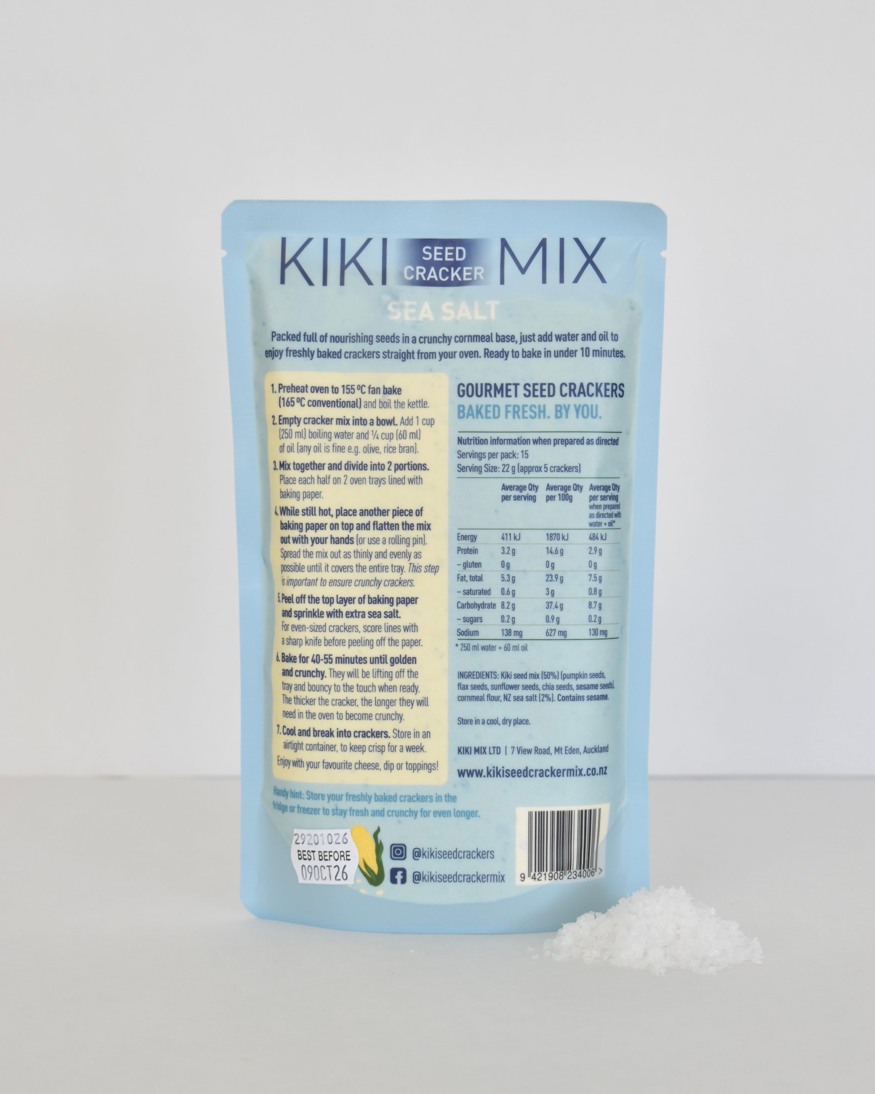 Sea Salt Seed Cracker Mix